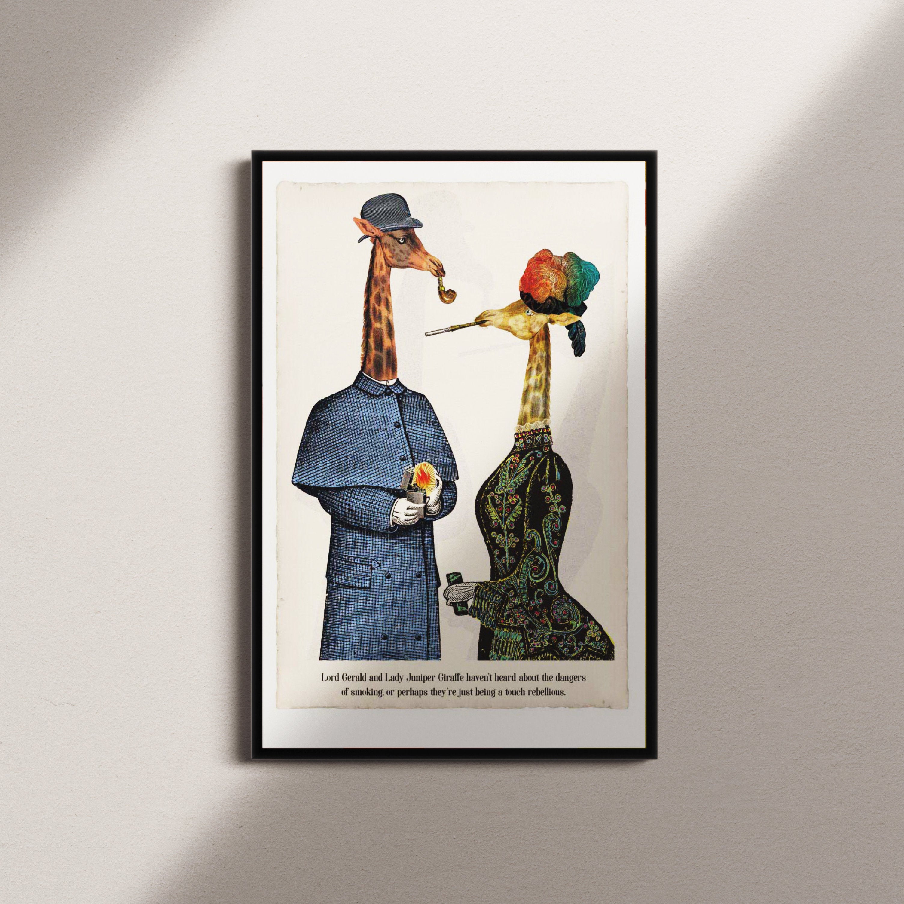 Lord Gerald and Lady Juniper Giraffe Print